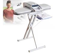 Heavy Duty Steam Iron Press, Professional Large Steam Iron with Stand,65cm | Choose 1400W or 1800W power with 5 fabric-specific temperature modes for silk-safe to heavy-duty pressing