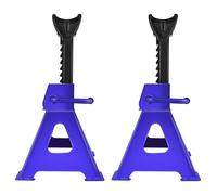 Heavy Duty Steel Axle Stand, Pack of 2, Car Lift Jack Stands 3 Tonne Capacity, Lifting Range 290mm to 430mm for Car, Vans, Clean, Maintenance (Blue)