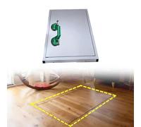 Heavy Duty Steel Crawlspace Floor Hatch, Load Capacity: 500kg / 1100lbs Recessed Wine Cellar Entry Door for Interior, High Safety Basement Stairwell Panel(40X29in/102x74cm)