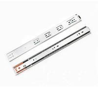 Heavy-Duty Steel Drawer Slides 150mm Ball Bearing Runners Push to Open Side Mount Drawer Slides Smooth Folds Extension Silver Finish for Easy Installation
