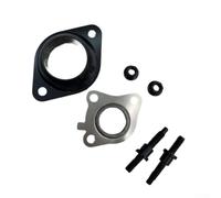 Heavy Duty Steel Flange Gasket Stud Kit For F-150 | Includes gasket, studs, nuts, washers, snap rings, complete hardware for secure exhaust connection