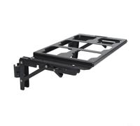 Heavy Duty Steel Foldable Extension Bracket For Toolbox Supporting 40kg Load With Electroplated For Surface For Workshop Wall Mounting And Vehicle Storage Black
