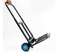 Heavy-Duty Steel Folding Sack Truck - 90 kg Capacity Anti-Puncture Rubber Wheels Collapsible Trolley for Easy Storage - Ideal for Moving & Transport (Style #6 & #4)