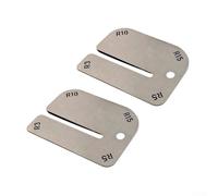 Heavy Duty Steel Leather Hole Template 55x40mm