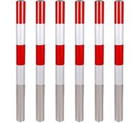 Heavy Duty Steel Parking Posts for Sidewalks, Store Fronts, Warehouses - Traffic Safety Bollards without Base