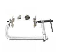 Heavy Duty Steel Pipe Welding Alignment F-Clamp - Max Opening 200mm, Multi-Functional for Round/Square Pipe & Flat Plate