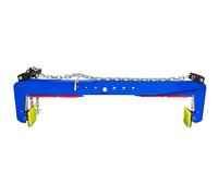Heavy Duty Steel Plate Lifting Clamps with Chain, Vertical Lifting for Stone and Steel Transportation, 17-Inch Design