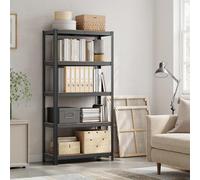 Heavy Duty Steel Shelving Unit with 5 Tool Free Tiers SONGMICS Dark Brown One Size