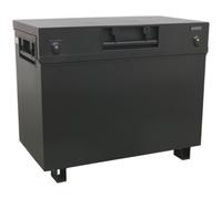 Heavy Duty Steel Site Box - 1125 x 610 x 925mm - Locking Tool Storage Chest
