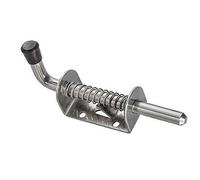 Heavy Duty Steel Spring, 1pc Animal Bolt Spring Latch for Garage, Stable Shed Door, etc(128mm)