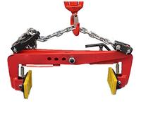 Heavy-Duty Steel Stone Lifting Clamps, Vertical Slab Clamp with Chain for Lifting & Transporting Hanging Stone