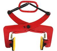 Heavy-Duty Steel Stone Lifting Clamps, Vertical Slab Clamp with Chain for Lifting & Transporting Hanging Stone