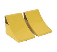 Heavy-Duty Steel Wheel Chocks 4kg - Pair - Sealey WC05 New