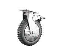 Heavy Duty Stem Casters Industrial Swivel Castor Wheels Polyurethane Furniture Wheels Mute & Wear Resistant Perfect for Home & Office Furniture 360° Rotation
