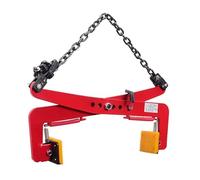 Heavy Duty Stone Clamp - 2866lb Capacity Steel Gripper, 42.5in Jaw Opening, Adjustable Jaws for Lifting & Transporting Wood & Stone - 17in Long Handle