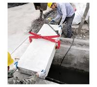Heavy Duty Stone Lifter, Adjustable Range 4-38in, 2480lbs Curbstone Clamp with Non-Slip Pad, Granite Slab Lifting Clamp for Concrete Blocks
