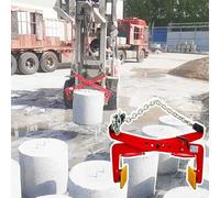 Heavy-Duty Stone Lifting Clamp - 716-2866 lbs Capacity, Adjustable Scissor Jaw, Perfect for Concrete Block & Granite Slab Handling, Construction & DIY Tool (350kg)