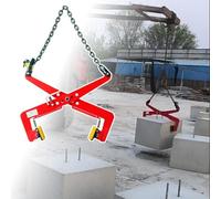 Heavy Duty Stone Lifting Clamp - Adjustable Tool for Safe Lifting of Ceramic and Marble, Durable Pallet Pulling Clamp for Construction and Stone Handling
