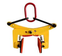 Heavy Duty Stone Lifting Clamps, Marble & Granite Curb Clamp Tool, Vertical Steel Plate Handling, Durable Steel Beam Clamp for Lifting & Transporting