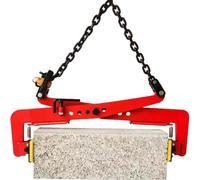 Heavy Duty Stone Slab Lifting Clamp, Rubber-Grip Handle, 6 Sizes,M | Six size options support slabs up to 1,125kg, with a vertical grip that shields stone surfaces during every lift