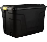 Strata Heavy Duty Storage Box 110 Litre, Black