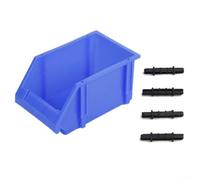 Heavy Duty Storage Cabinet 16 Drawer Unit for Garage Organization - HDPE for Tool Box with Removable Trays for Small Parts - 26.7x16x21.6cm(blue)