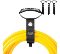 Heavy Duty Storage Hook and Loop Straps with Handle 3 Pack 27"(Large) Portable Extension Cord Holder, Hanger and Organizer with Handle for Pool Hoses, Garden Hoses