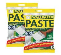 Heavy Duty Strong Wallpaper Paste for Paste The Wall 2 X 10 Roll Sachets All-Purpose Adhesive Paste with Long-Lasting Bond | Perfect for DIY Home Projects - Makes 24 Pints