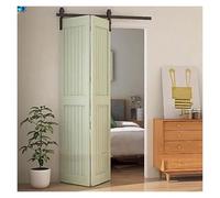 Heavy Duty Sturdy Sliding Barn Door Hardware Kit,Sliding Barn Door Track -Smoothly and Quietly,for Barns, Garages,and Stables(63" Track (Single Door))