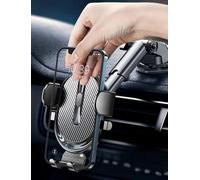 Heavy-Duty Suction Cup Car Phone Holder-360°Adjustable Dashboard & Windshield Mount with Extendable Arm for All Smartphones 4-8",Black.