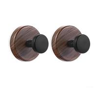 Heavy-Duty Suction Cup Hooks 2 Pack for No-Drill Hanging on Smooth Surfaces, Supports Up to 6 lbs, All-Season Use for Wreaths and Home Decorations