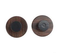 Heavy Duty Suction Cup Hooks 2 Pack/No Drill Wreath hangers for Front Door Glass Tile/Reusable Wall Mount Hook for Garland Decor Bathroom Kitchen/Black