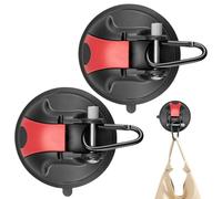 Heavy Duty Suction Cup Hooks | 2X Large Suction Hook Set, Vacuum Suctions Cup Hooks for Household, Workshop and Camping, Suitable