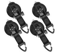 Heavy Duty Suction Cup Hooks | Car Camping Essentials | Tie Down Suction Cups for Car Awning & Boat Camping | Durable & Easy to Use