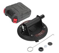 Heavy Duty Suction Cup Lifter, Glass Suction Cup with Hand Pump, 200mm Vacuum Sucker for Ceramic Tile Glass Stone, 110kg Load Capacity with Pressure Relief Valve