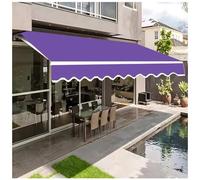 Heavy Duty Sun Shade Cloth for Patio Cover Replacement Fabric for Retractable Awning Garden Canopy for Shop Restaurant Cafe - UV Protection (9.8x26.2ft/3x8m)