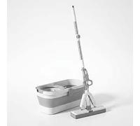 Heavy Duty Super Absorbent Mop with Telescopic Handle, Space Saving Design