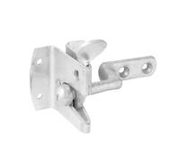 Heavy Duty Surface Mounted Security Iron Auto Gate Latch Catch Lock in Galvanized Finish Self Latching Lock for Outdoor Fence, Wooden or Metal Gates