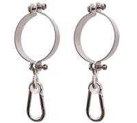 Heavy-Duty Swing Hooks for Round Tubes, Horizontal Swing Accessories, Durable Swing Snap Fastener, Secure Round Pipe Mounting for Outdoor Play Equipment