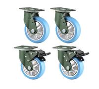 Heavy Duty Swivel Caster Wheels for Furniture Set of 4 Durable and Sturdy Rolling Wheels for Easy Mobility Perfect for Carts and Heavy Objects