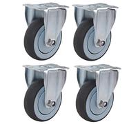 Heavy Duty Swivel Caster Wheels with Brakes264 lbs Capacity Perfect for Heavy Furniture & Equipment Mobility Smooth Rolling Durable & Reliable Performance