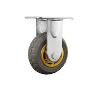 Heavy Duty Swivel Rubber Caster Wheels1 Inch Furniture Legs Industrial Castor with Tire Treads Silent Double Bearing High Load Replacement for Workbench & Equipment
