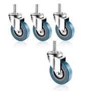 Heavy Duty Swivelers M10/12 Threaded Stemers Safetydual Lockingers No Noise Durable Brakeer Pack 4/Swivel/65Mm/M10