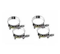 Heavy Duty T-Bolt Hose Clamp 75-83mm 4 PCS for Turbo, 304 Stainless Steel | Fits Intercooler Radiator and Intake, Rolled Edge Protects Hose from Cutting, No Need to Disconnect Pipe First