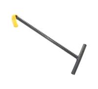 Heavy-Duty T Hook Manhole Lifting Tool with Hose Cover - Durable Sewer Drain Access Keys & Door Lifter Hooks for Roller Shutter Maintenance & Heavy Lifting Tasks