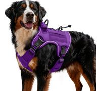 Heavy Duty Tactical Dog Harness for Large Dogs Adjustable Reflective No Pull Molle System Military Grade Control K9 Outdoor Training