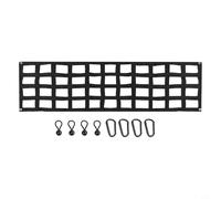 Heavy Duty Tailgate Cargo Net for Full-Size Pickup Trucks - 60 x 18 | Inches, Weatherproof Polyester Mesh with Carabiner Hooks - Compatible with