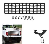 Heavy Duty Tailgate Net 60x18 Inch Cargo Mesh for Pickup Truck Bed, Weatherproof Storage Barrier Compatible with F-150,