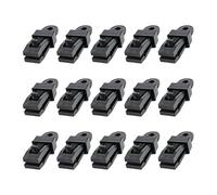 Heavy Duty Tarp Clips, 15 Pieces Multi-Purpose Fixed Outdoor Camping Clamps - Tensioning Clamps for Cars, Boats, Tarpaulins, Pools, Canvas and Outdoor Sun Protection