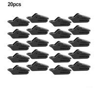 Heavy-Duty Tarp Clips for Tent & Canopy Securing - Reusable Plastic Tent Clamps with Inverted Teeth Grip, 10-Pack or 20-Pack, 33 x 10 x 13(20PCS)